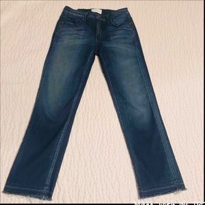 PARKER SMITH Bootcut Jeans Frayed Bottom Size 25